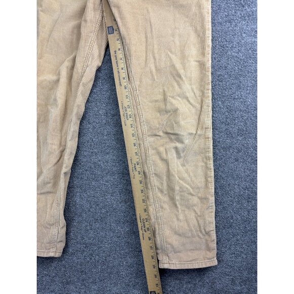 BDG Pants Womens 29 Tan Corduroy Mom High Rise Urban Outfitters Straight Leg - Picture 5 of 8